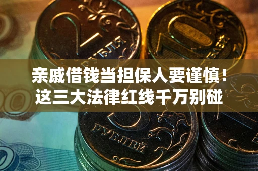 济南亲戚借钱当担保人要谨慎！这三大法律红线千万别碰