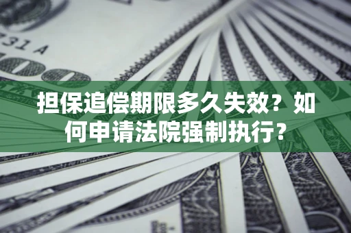 济南担保追偿期限多久失效？如何申请法院强制执行？
