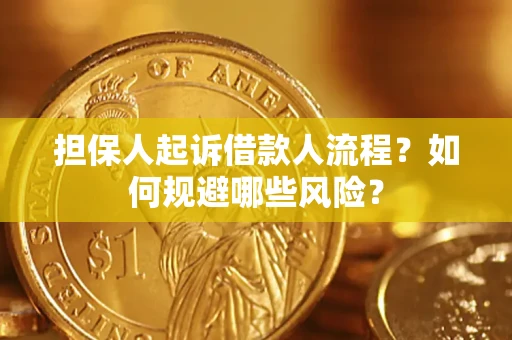 济南担保人起诉借款人流程？如何规避哪些风险？