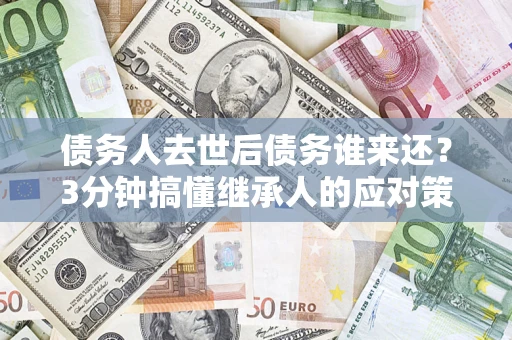济南债务人去世后债务谁来还？3分钟搞懂继承人的应对策略
